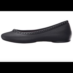 Crocs™ Women's Black Lina Luxe Ballet Flat